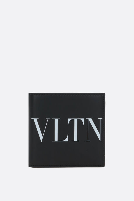 Vltn Smooth Leather Billfold Wallet