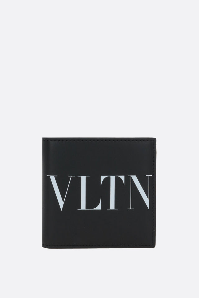 Vltn Smooth Leather Billfold Wallet