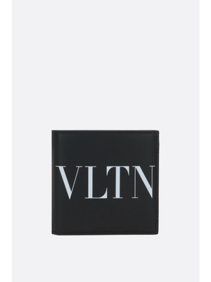 Vltn Smooth Leather Billfold Wallet