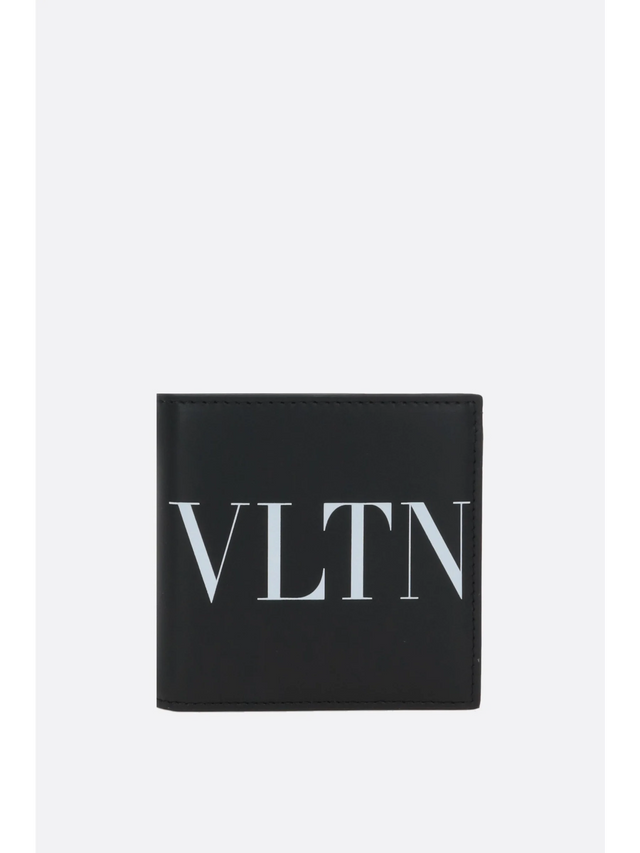 Vltn Smooth Leather Billfold Wallet