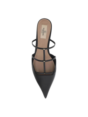 Leather Rockstud Wispy Mules - Women > Shoes > Mules