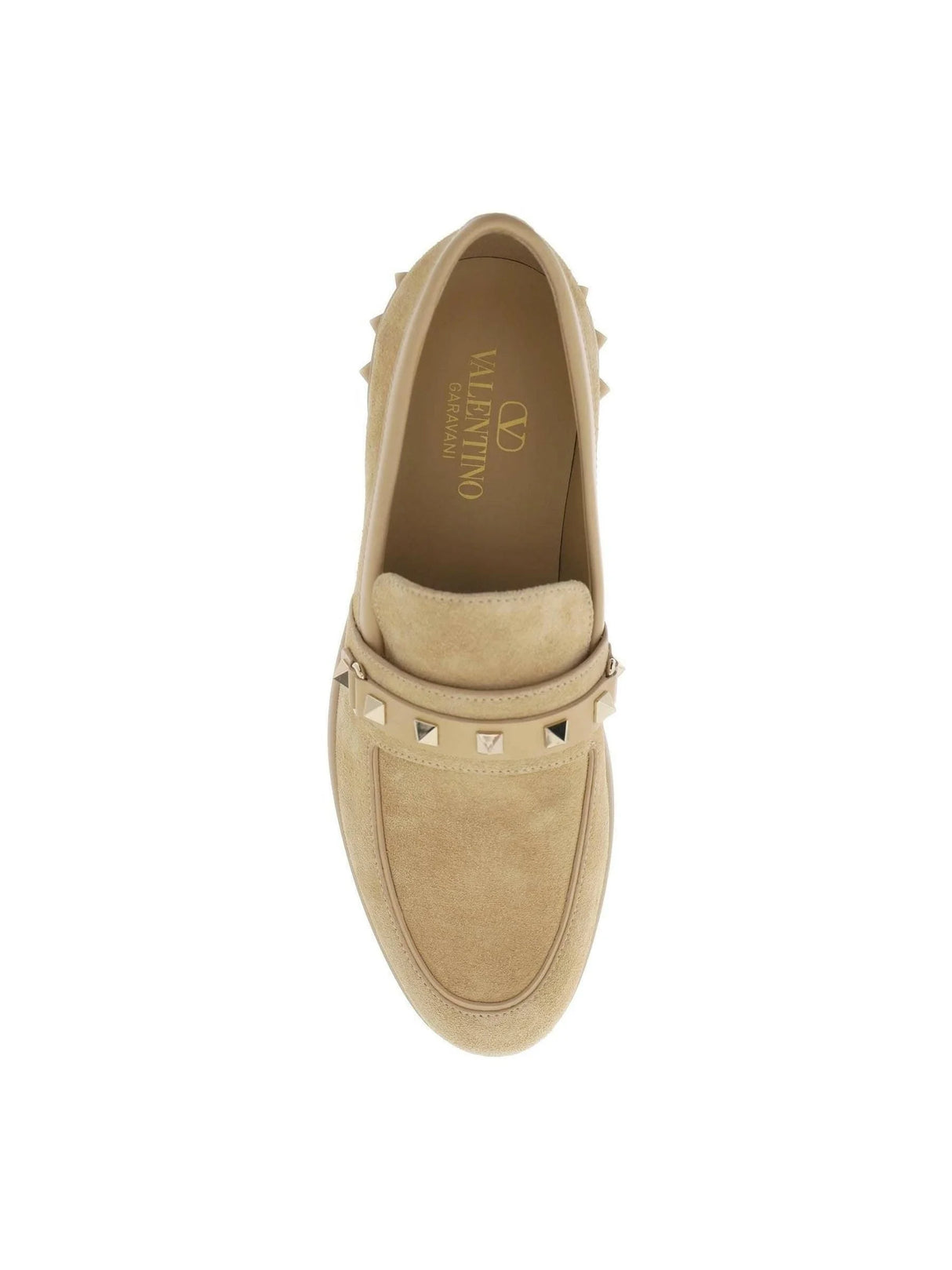 VALENTINO GARAVANI-Leisure Flow Split Leather Loafers-JOHN JULIA