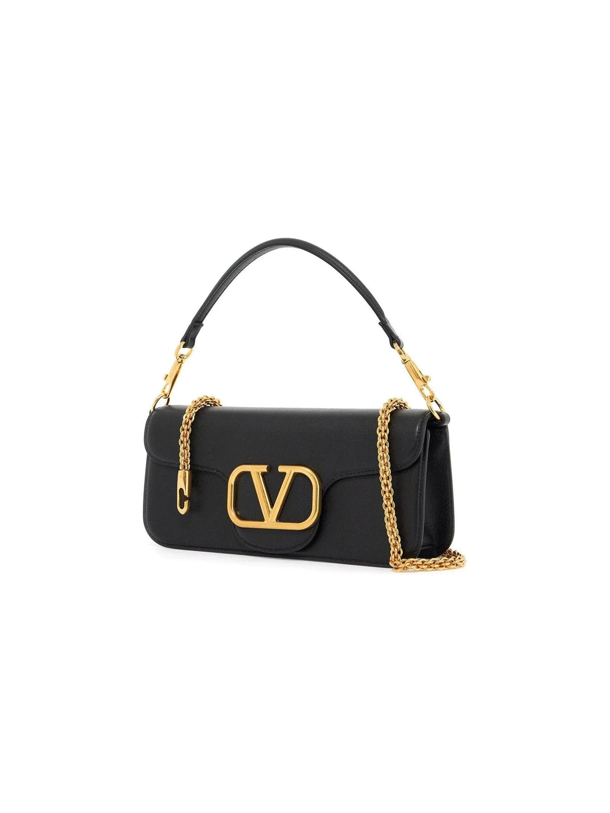 VALENTINO GARAVANI-Locò Calfskin Shoulder Bag -JOHN JULIA.