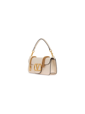 VALENTINO GARAVANI-Locò Leather Shoulder Bag -JOHN JULIA.