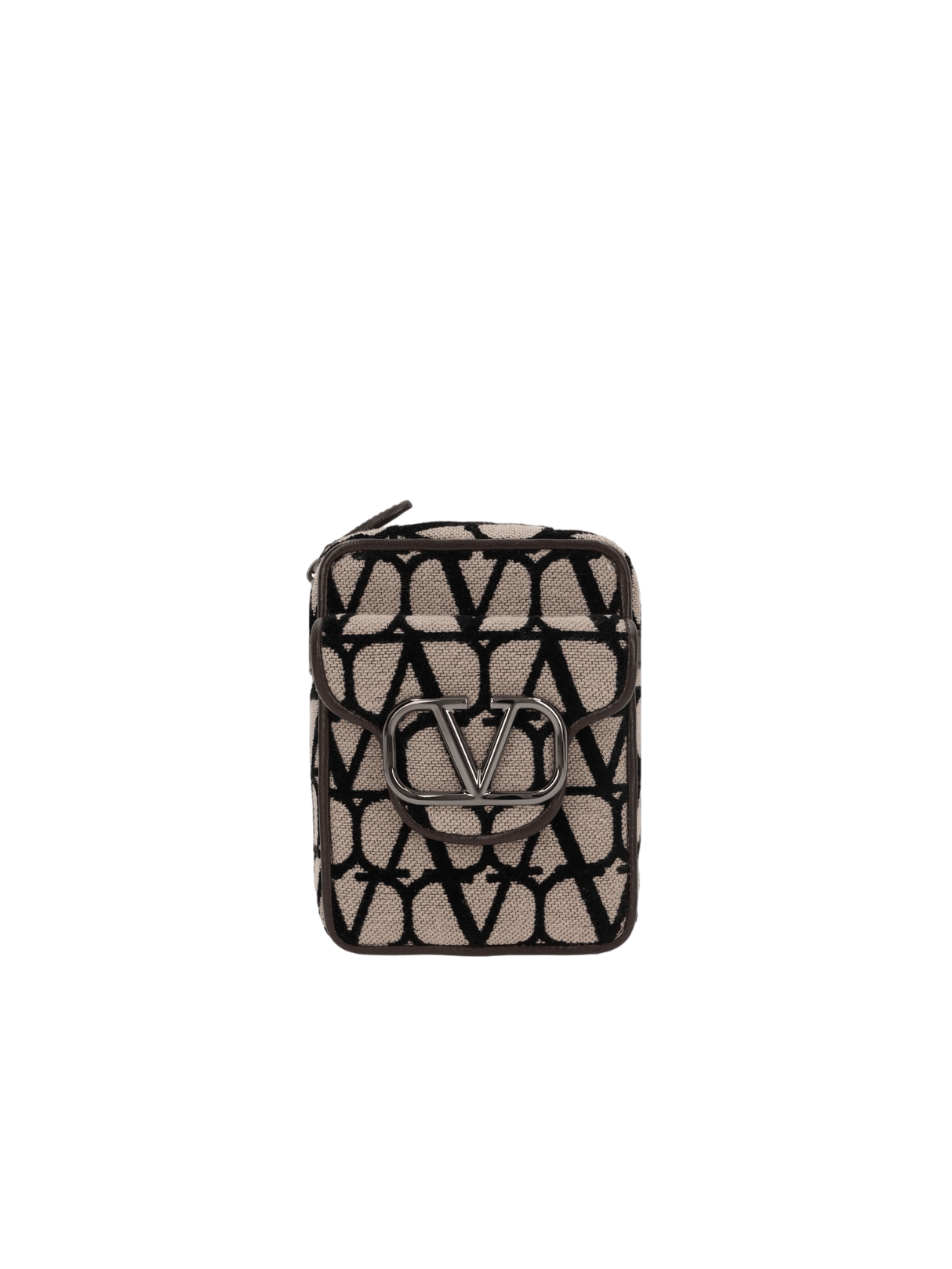 VALENTINO GARAVANI-Locò Mini Toile Iconographe Crossbody Bag-JOHN JULIA