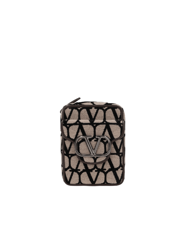 VALENTINO GARAVANI-Locò Mini Toile Iconographe Crossbody Bag-JOHN JULIA