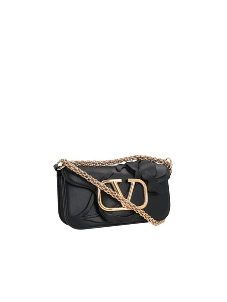 Locò Small Smooth Leather Handbag-VALENTINO GARAVANI-JOHN JULIA