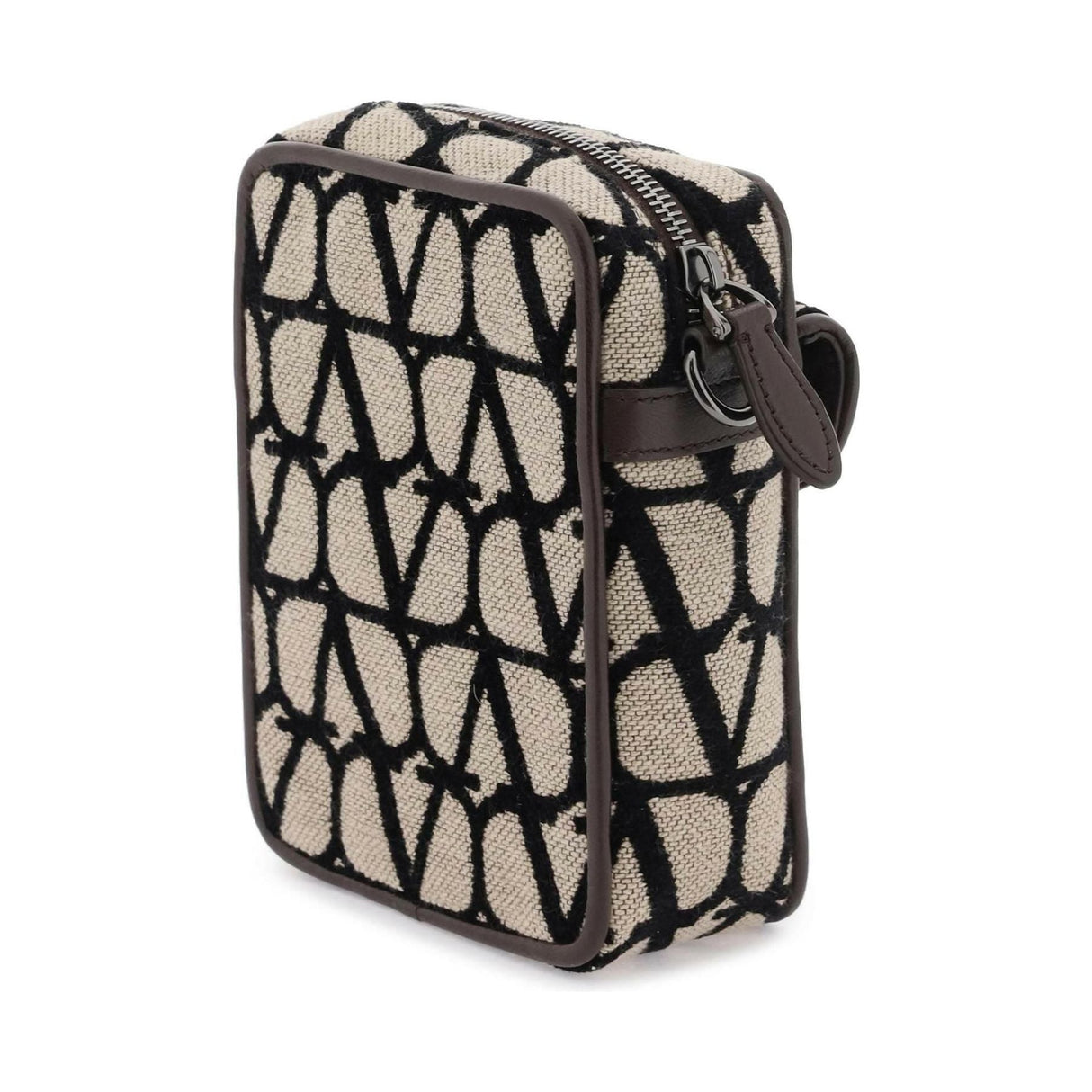 Beige Black Locò Toile Iconographe Crossbody Bag VALENTINO GARAVANI JOHN JULIA.