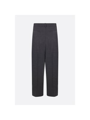 Loose-fit Wool Trousers-VALENTINO GARAVANI-JOHN JULIA