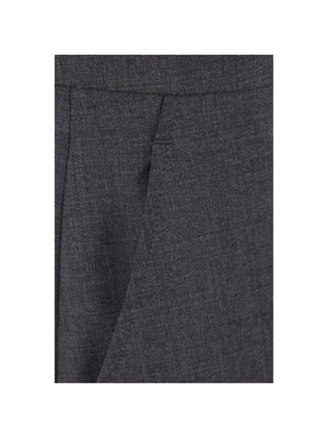 Loose-fit Wool Trousers-VALENTINO GARAVANI-JOHN JULIA