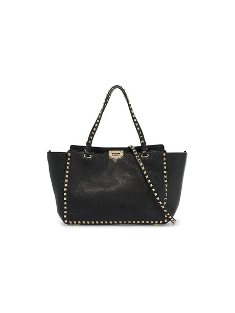 Rockstud Leather Handbag-Valentino Garavani-JOHN JULIA