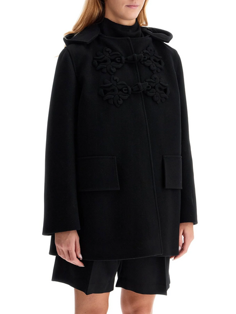 Montgomery Embroidered Wool Coat-Valentino Garavani-JOHN JULIA