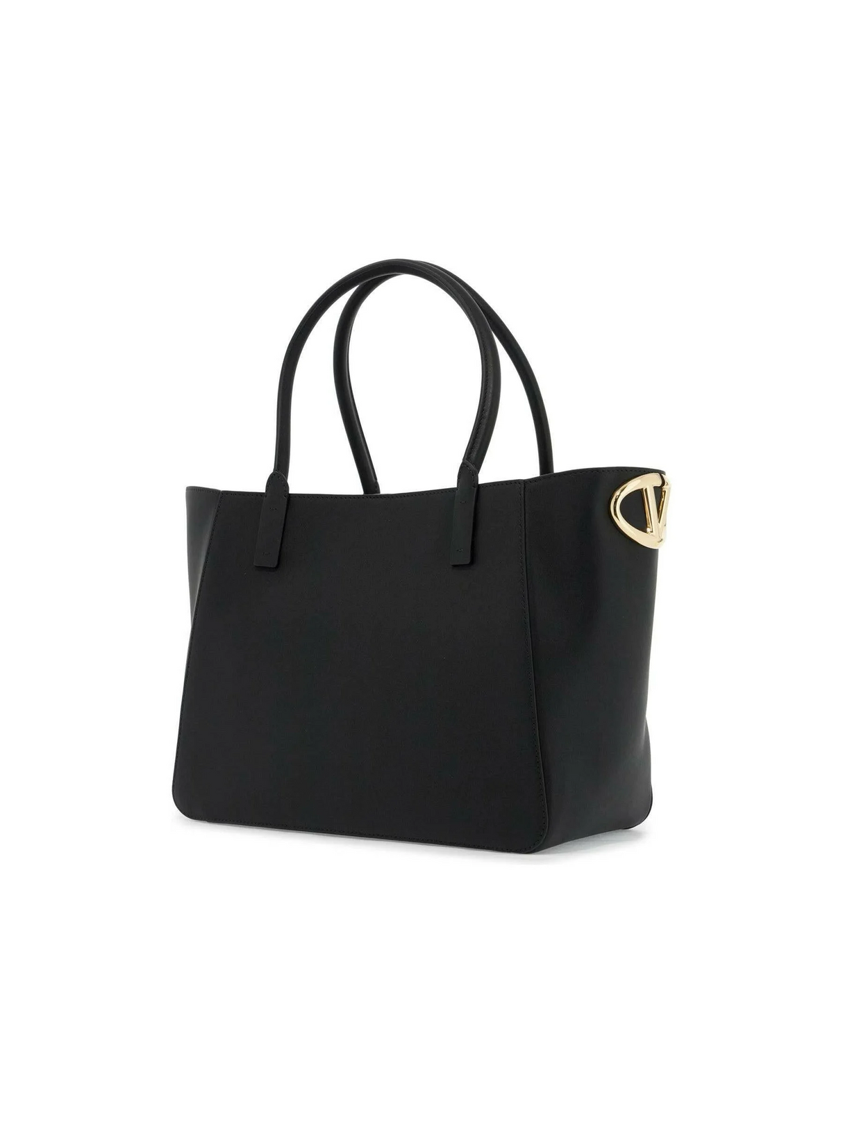 Nappa Calfskin VLogo Side Shopping Bag.