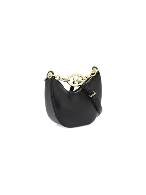 VALENTINO GARAVANI-Nappa Leather Mini Vlogo Moon Bag -JOHN JULIA.