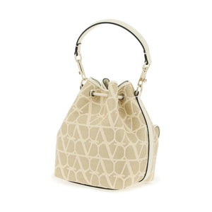 Naturale Ivory Locò Iconographe Bucket Bag VALENTINO GARAVANI JOHN JULIA.