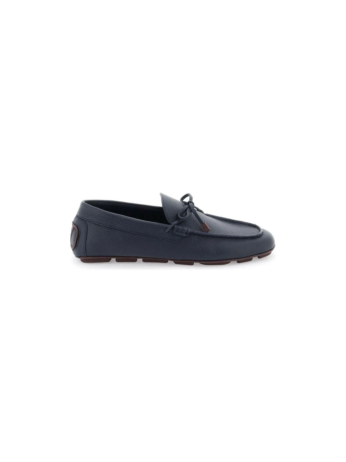 Navy VLogo Signature Leather Loafers VALENTINO GARAVANI JOHN JULIA.