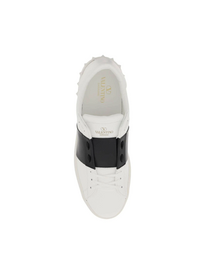 Open Calfskin Sneakers.