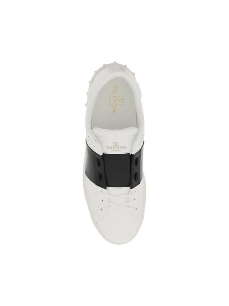 Open Calfskin Sneakers.