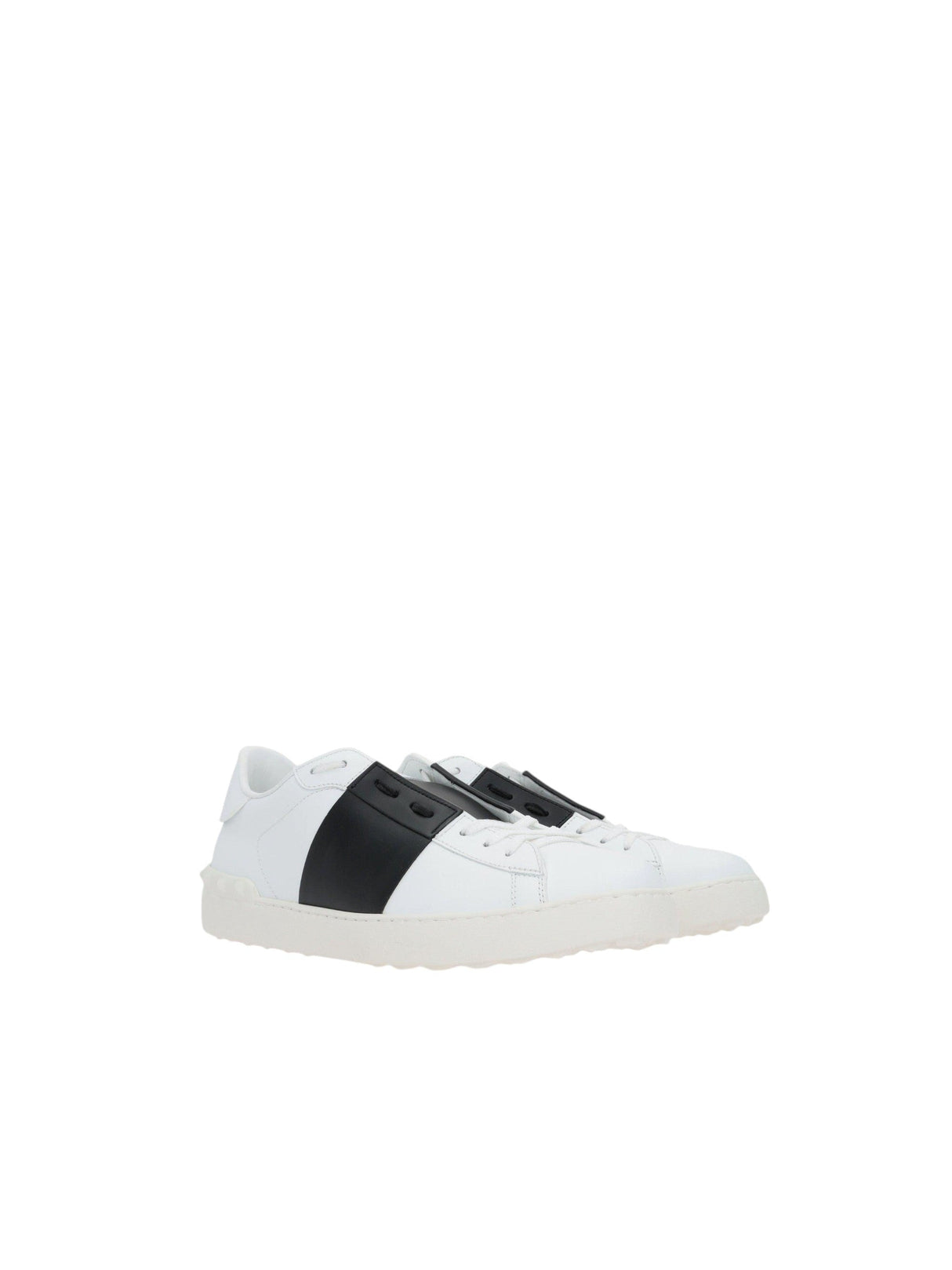 Open Leather Sneakers-VALENTINO GARAVANI-JOHN JULIA