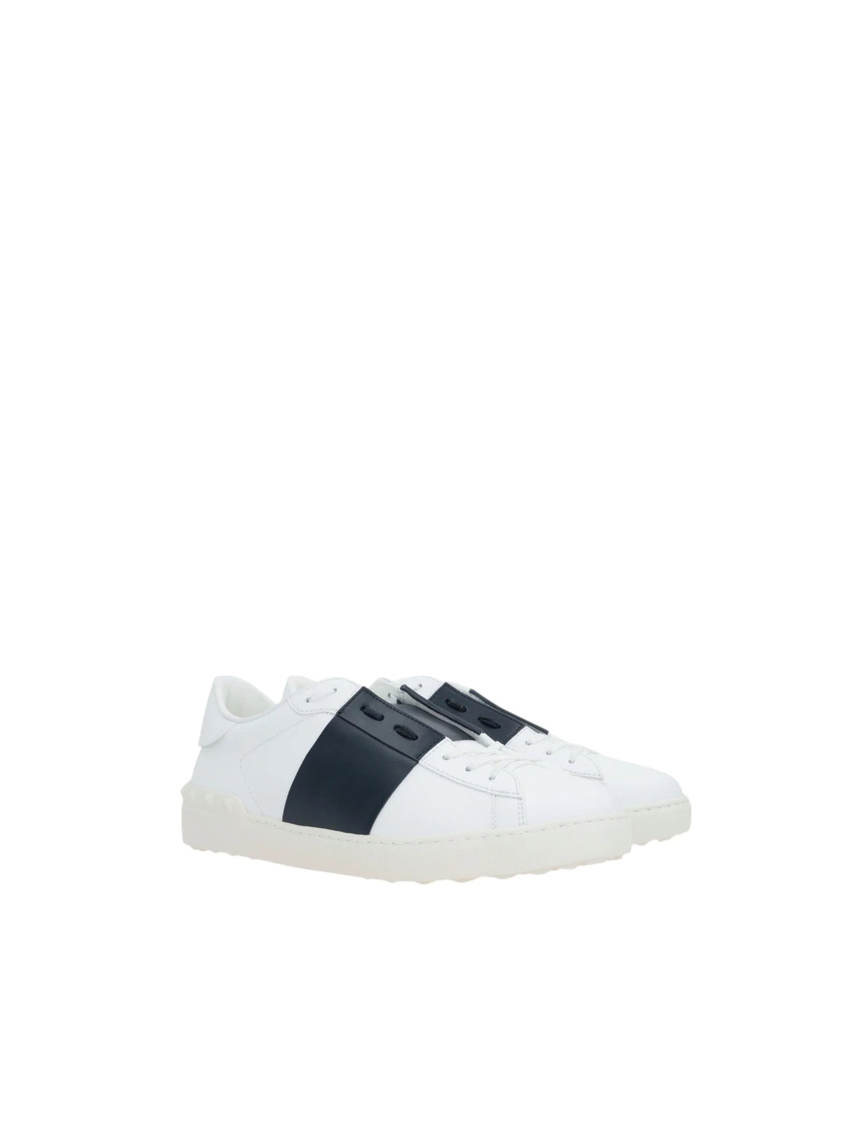 Open Leather Sneakers-VALENTINO GARAVANI-JOHN JULIA