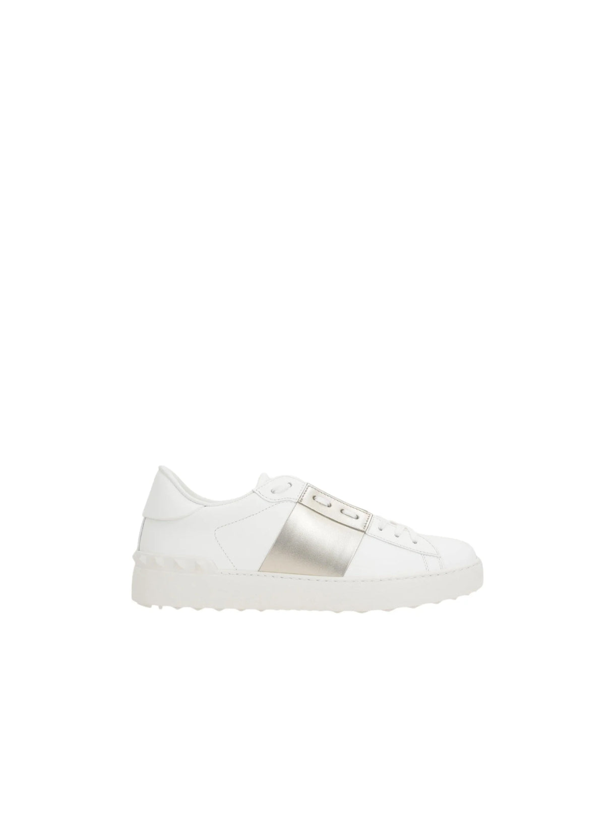 Open Smooth Leather Sneakers-VALENTINO GARAVANI-JOHN JULIA