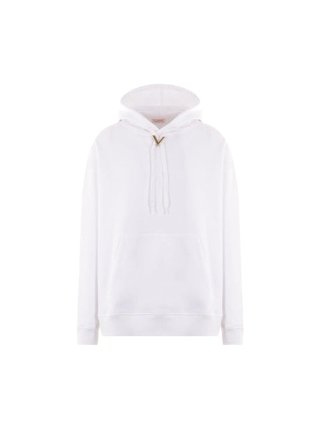 Oversize Fleece Hoodie-VALENTINO GARAVANI-JOHN JULIA