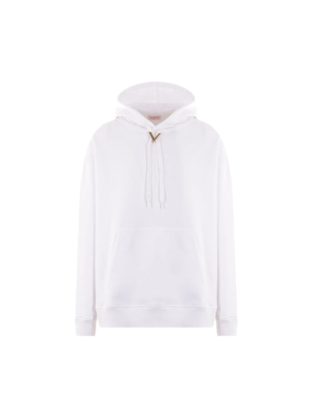 Oversize Fleece Hoodie-VALENTINO GARAVANI-JOHN JULIA