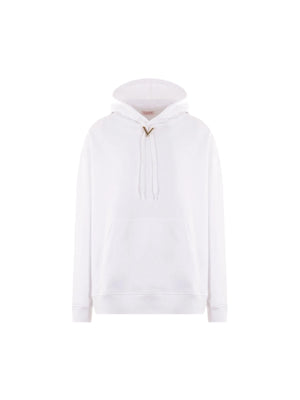 Oversize Fleece Hoodie-VALENTINO GARAVANI-JOHN JULIA