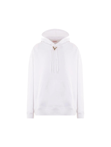 Oversize Fleece Hoodie-VALENTINO GARAVANI-JOHN JULIA