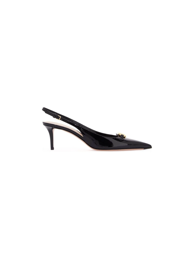 VALENTINO GARAVANI-Patent Leather Bold Edition VLogo Pumps -JOHN JULIA.