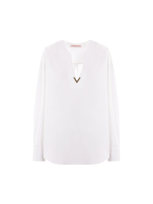 Poplin Blouse-VALENTINO GARAVANI-JOHN JULIA