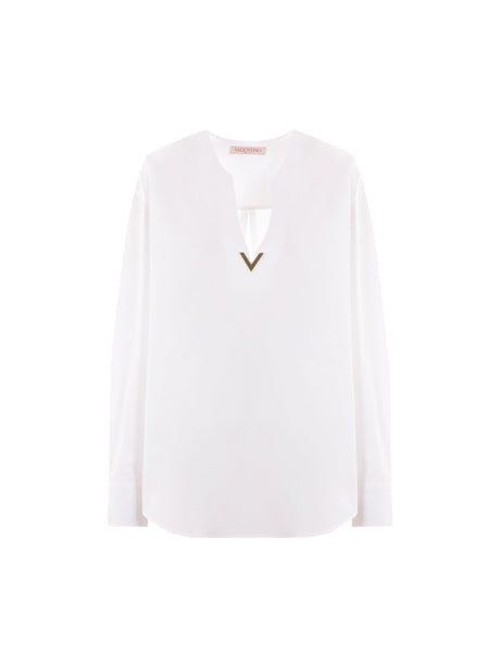 Poplin Blouse-VALENTINO GARAVANI-JOHN JULIA