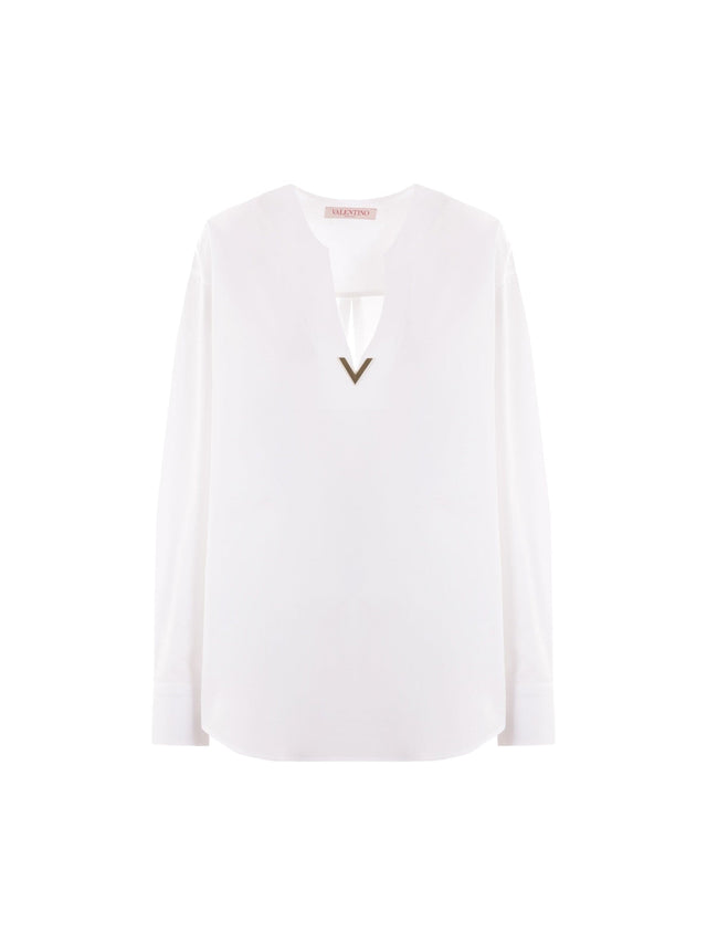 Poplin Blouse-VALENTINO GARAVANI-JOHN JULIA