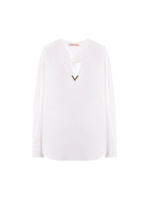 Poplin Blouse-VALENTINO GARAVANI-JOHN JULIA