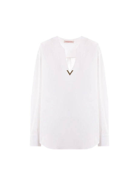 Poplin Blouse-VALENTINO GARAVANI-JOHN JULIA