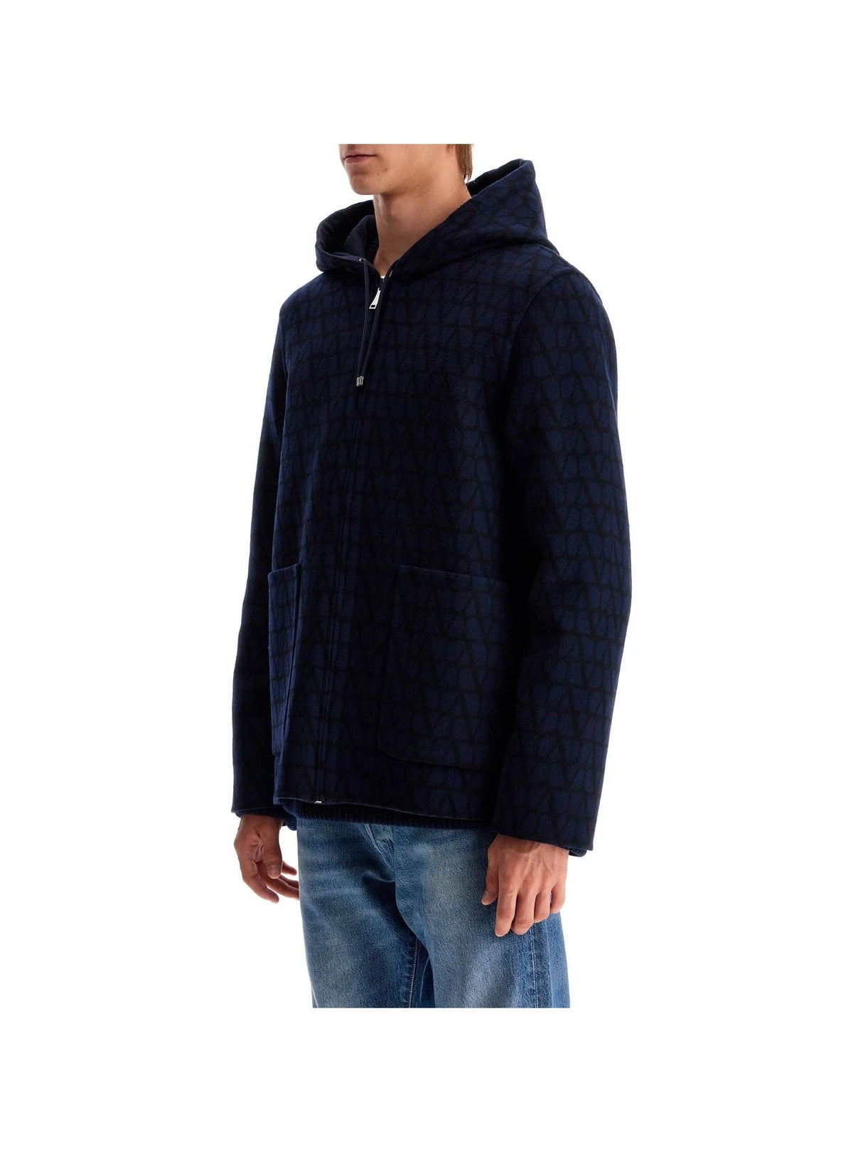 Reversible Wool Caban Coat