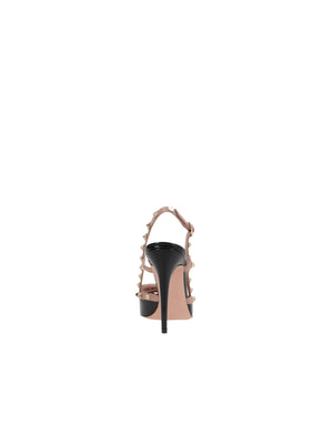 Rockstud Bow Patent Leather Slingbacks-VALENTINO GARAVANI-JOHN JULIA