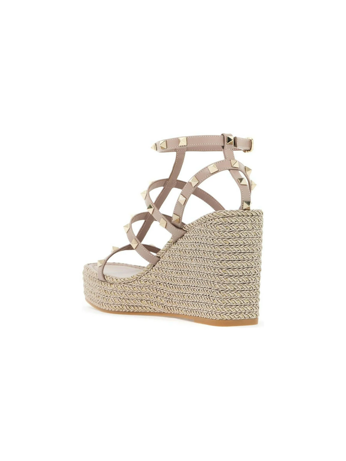 Rockstud Cage Wedge Espadrilles.