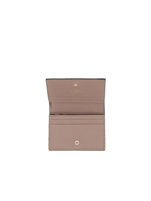 Rockstud Grainy Leather Flap Wallet-VALENTINO GARAVANI-JOHN JULIA