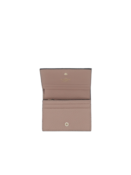 Rockstud Grainy Leather Flap Wallet-VALENTINO GARAVANI-JOHN JULIA