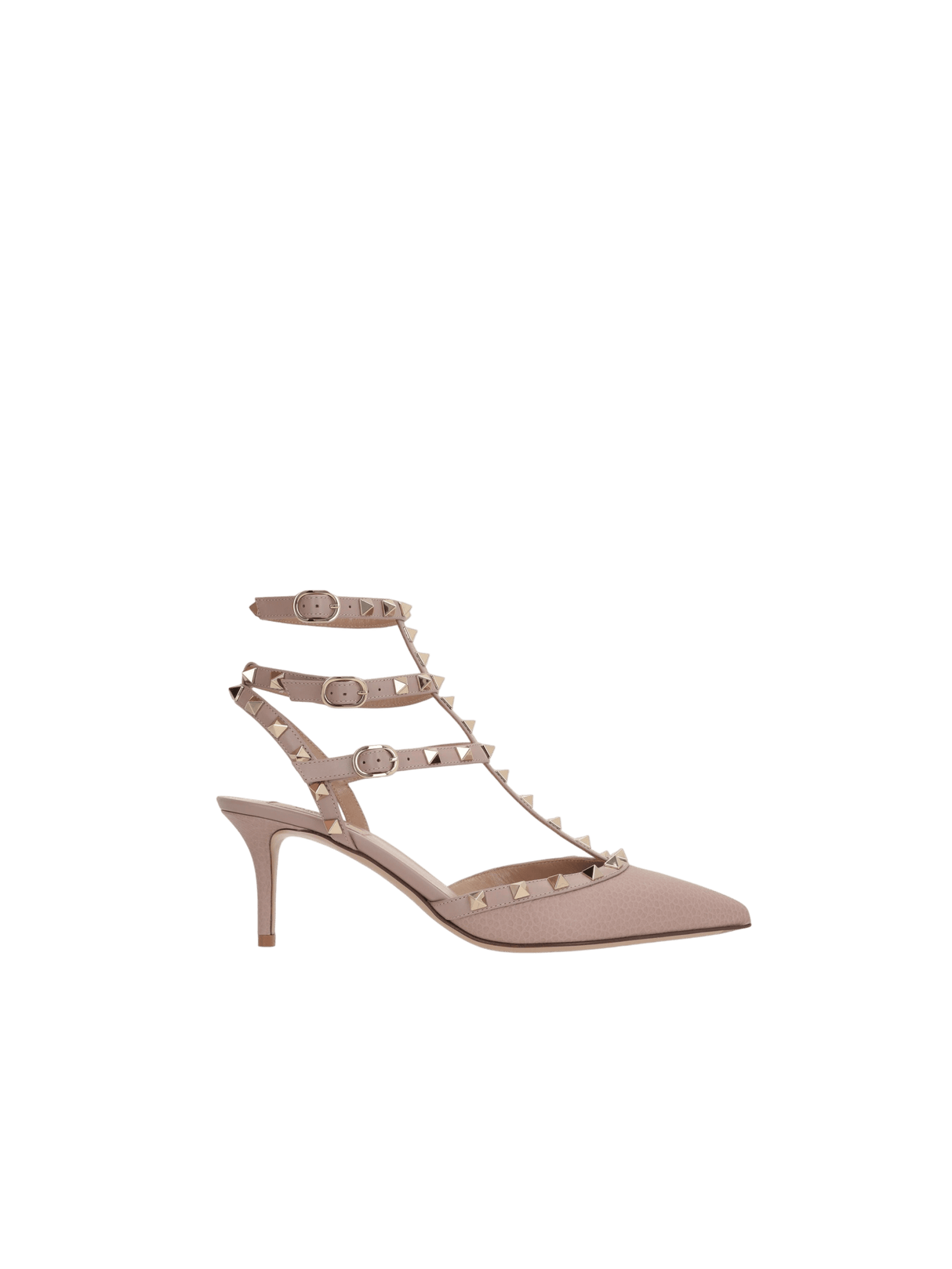 Rockstud Grainy Leather Slingbacks-VALENTINO GARAVANI-JOHN JULIA