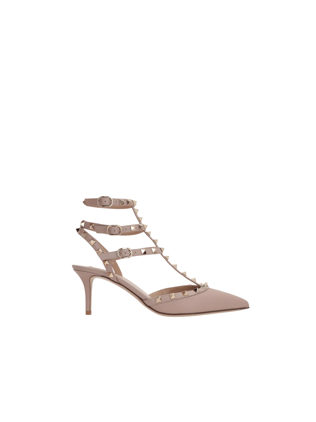 Rockstud Grainy Leather Slingbacks-VALENTINO GARAVANI-JOHN JULIA