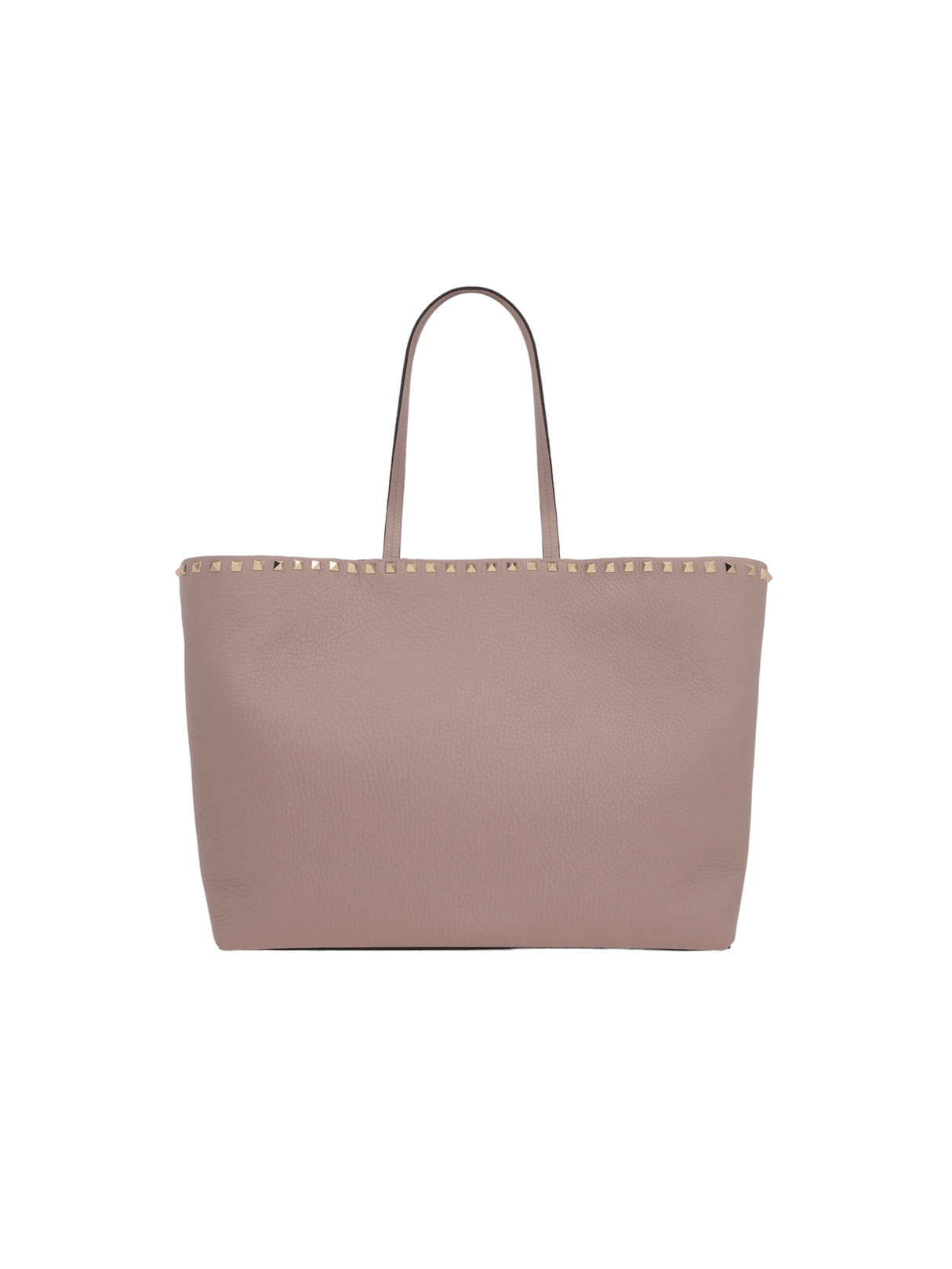 Rockstud Grainy Leather Tote Bag-VALENTINO GARAVANI-JOHN JULIA