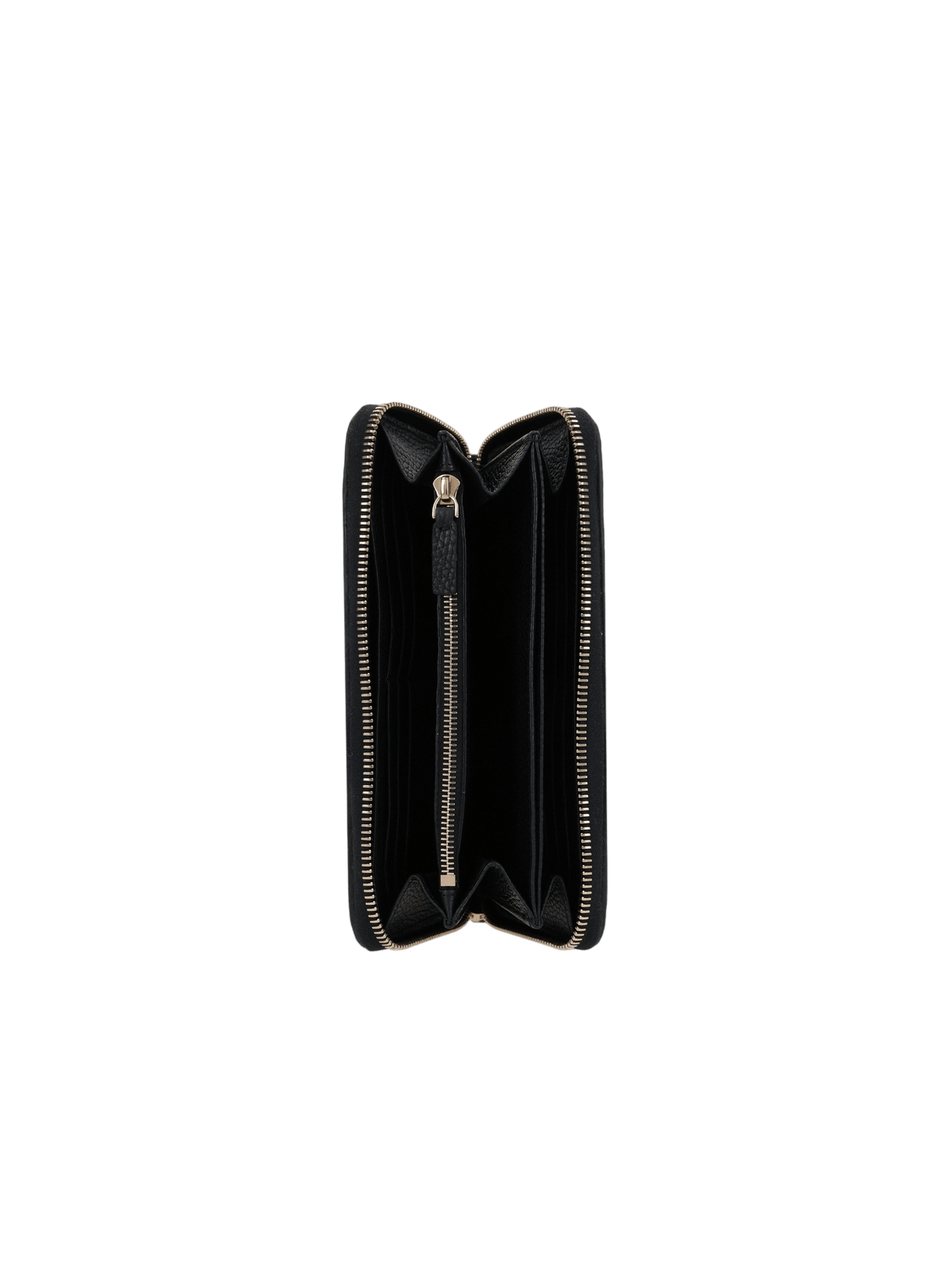 Rockstud Grainy Leather Zip-Around Wallet-VALENTINO GARAVANI-JOHN JULIA