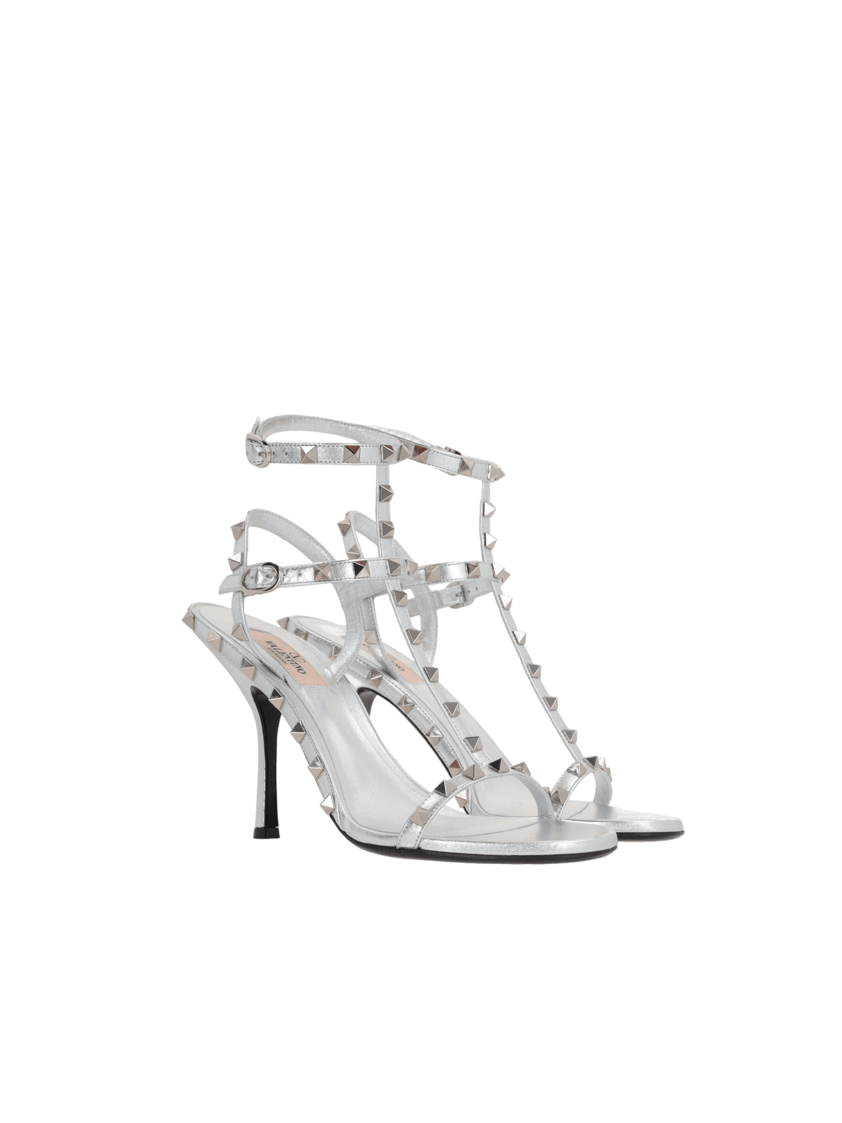 Rockstud Laminated Nappa Sandals-VALENTINO GARAVANI-JOHN JULIA