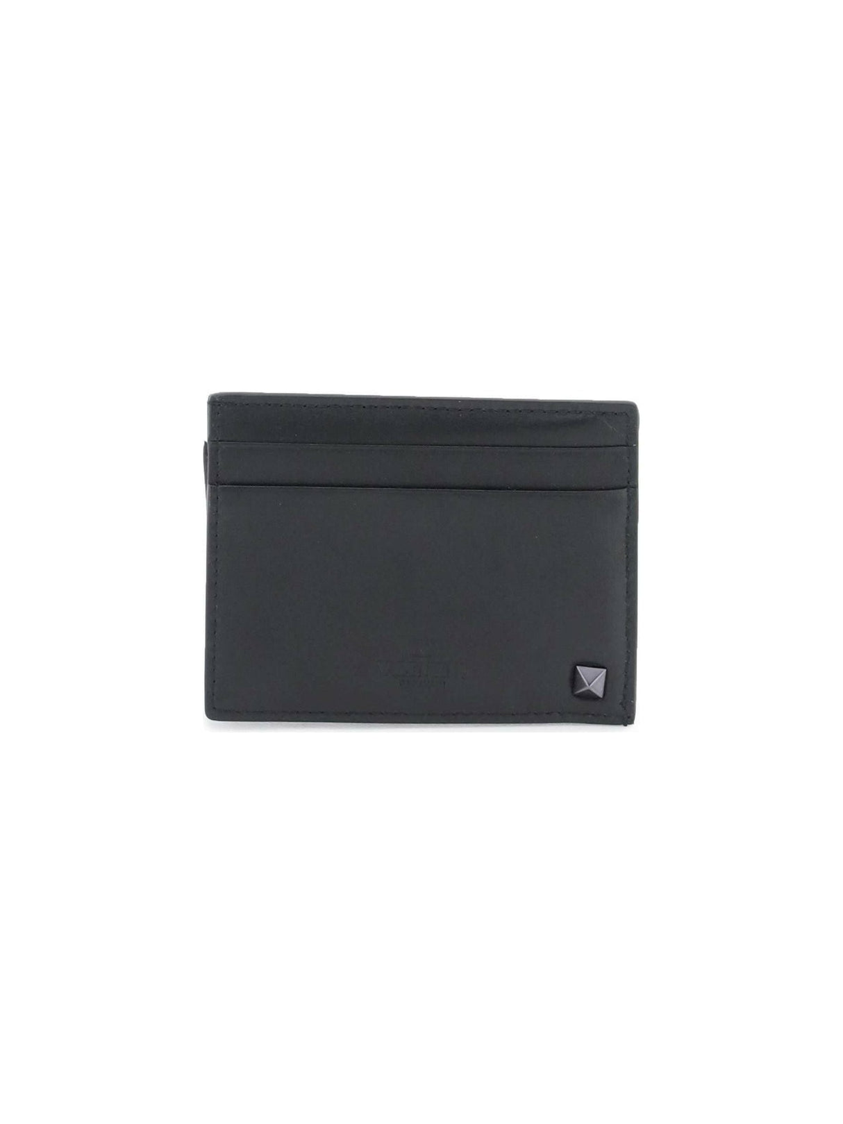 Rockstud Leather Card Holder VALENTINO GARAVANI JOHN JULIA.