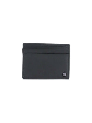 Rockstud Leather Card Holder VALENTINO GARAVANI JOHN JULIA.