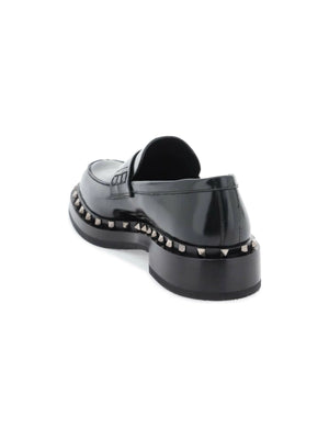 Rockstud M-Way Leather Loafers VALENTINO GARAVANI