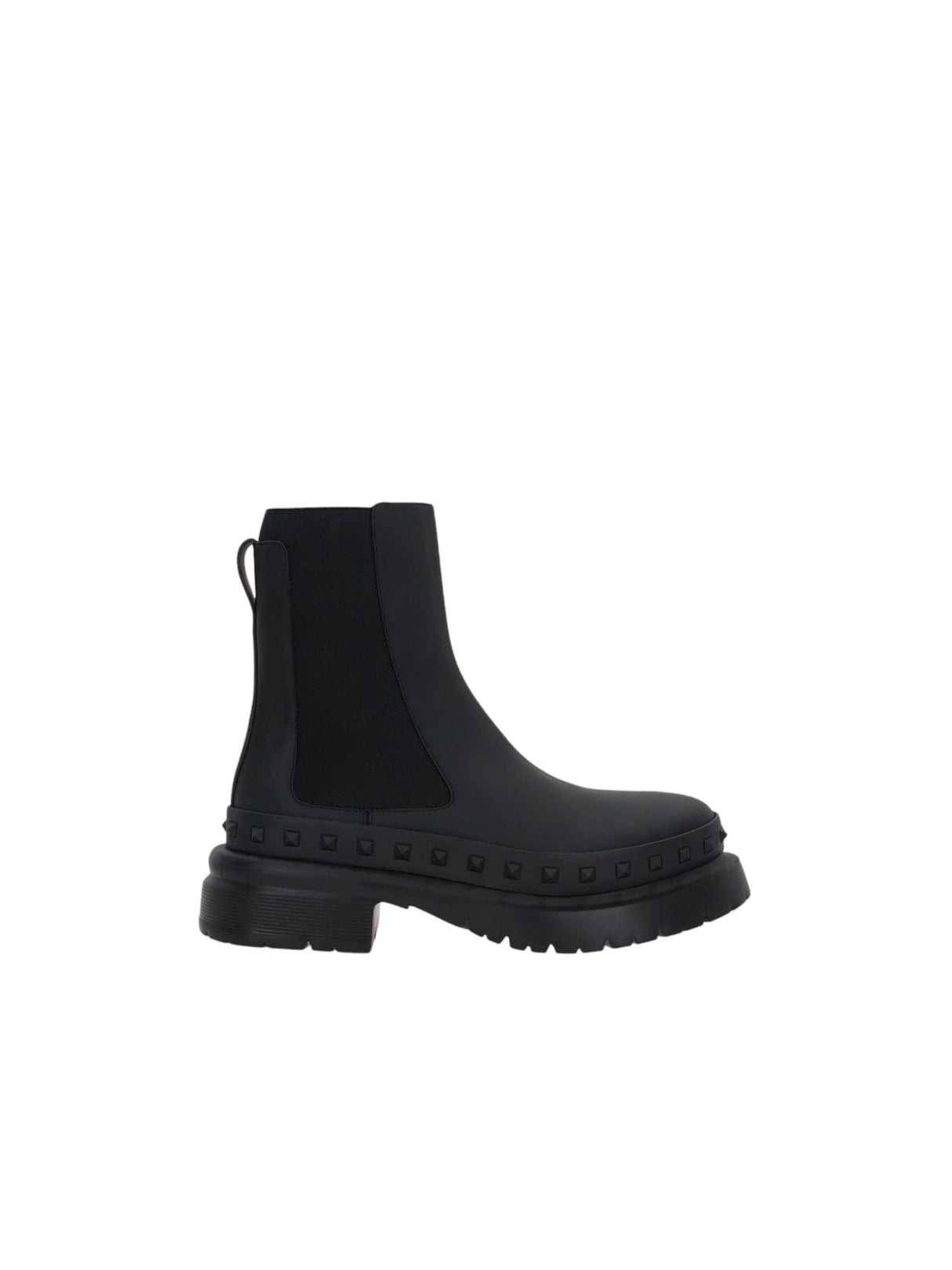 Rockstud M-way Matte Leather Chelsea Boots-VALENTINO GARAVANI-JOHN JULIA