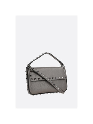 Rockstud Mini Crossbody Bag In Grainy Leather-VALENTINO GARAVANI-JOHN JULIA